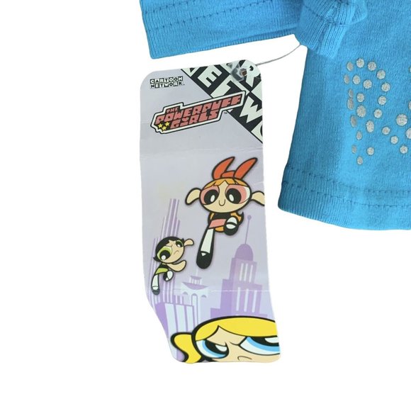 NWT Vintage Y2K 2000 POWERPUFF Girls Kids Character Cartoon Network Top T Shirt - Picture 7 of 11